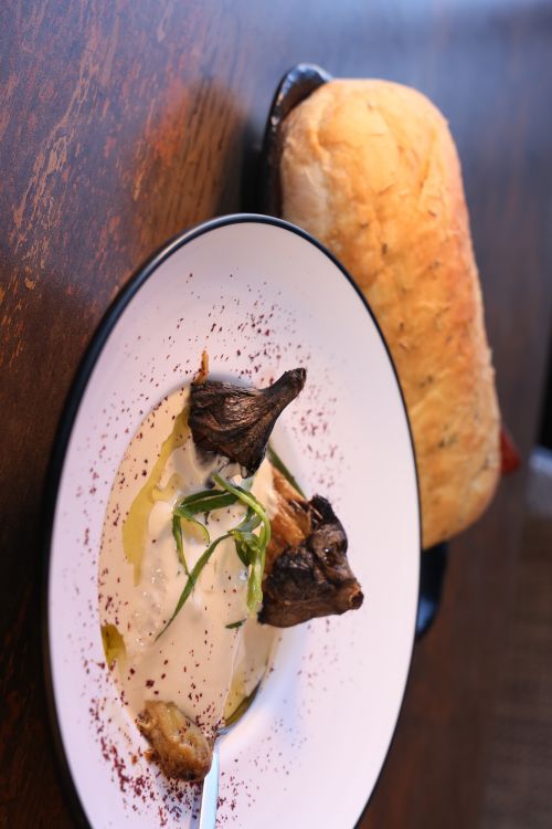 חציל עם טחינה